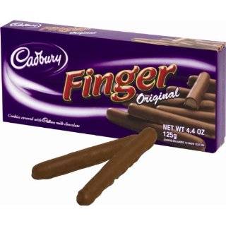 Cadbury Milk Chocolate Fingers, 4.4 Ounce Packages (Pack of 6)
