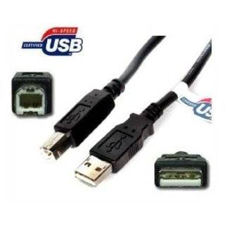 Black 6 ft Hi Speed USB 2.0 Printer Scanner Cable Type A Male to Type 