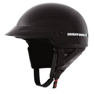 Harley Davidson® Mens Stock II Half Helmet. Removable Visor. Bar 