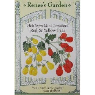  Heirloom Red and Yellow Mini Pear Heirloom Tomato Seeds 40 
