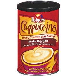 Folgers Coffee Ground Cappuccino Mocha Chocolate, 16 Ounce Packages 