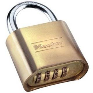 Master Lock 175D Set Your Own Combination Lock, Solid Brass