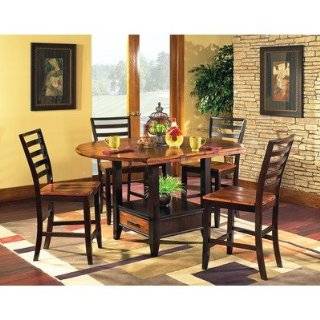  Abaco Drop Leaf Counter Height Dining Table in Multi Step 