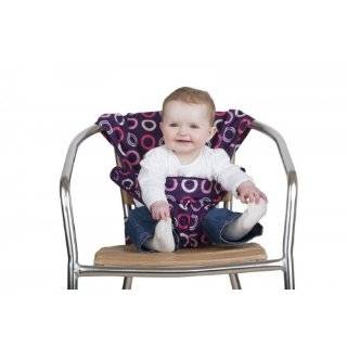  TotSeat Travel Fabric High Chair & Seat (Pink Stripes) (37 