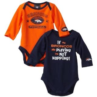  Denver Broncos 3 / 6 Month Baby Jersey Shirt & Pant 2 