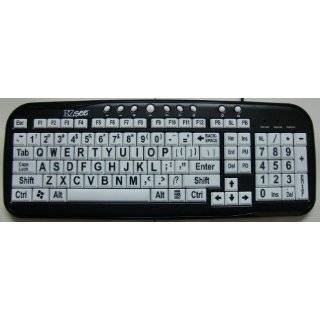  New and Improved EZSee by DC   Large Print Computer Keyboard   White 