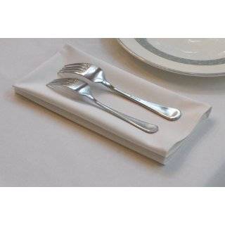 20 in by 20 in White Napkins Heavy Woven Polyester   Commercial Grade 