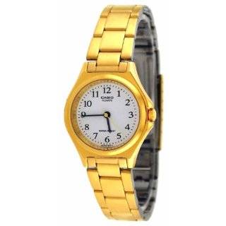Casio #LTP1130N 7B Womens Casual Gold Tone Analog Watch