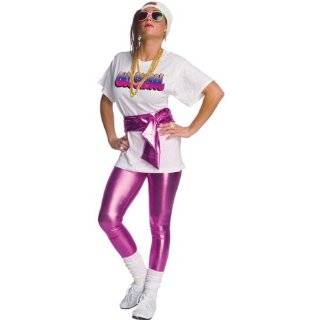 Fly Girl Hip Hop Costume includes Shirt, Leggings, Belt, Sunglassses 