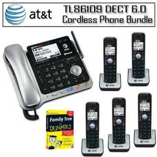   line Bluetooth Cord Cordless Phone System With 5 Expandable