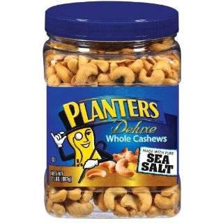 Planters Fancy Whole Cashews with Sea Salt, 38 oz (Pack of 2)  