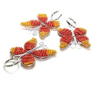  Beaded Lion Keychain   South Africa Clothing