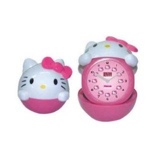 Hello Kitty Face Alarm Clock with Red Bow 
