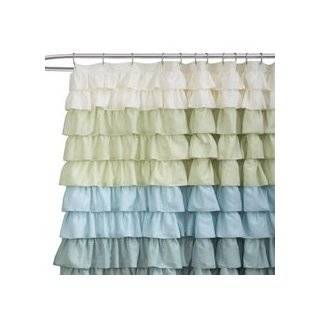 Triangle Home Fashions 11987 Lush Decor Ruffle Shower Curtain, Multi