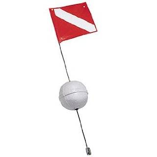 Scuba Diver Dive Diving Ball Float Holder with Flag