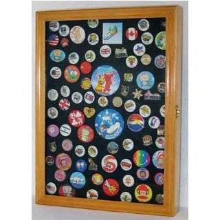 Sports and Disney Lapel Pin Display Case Shadow box, with glass door 