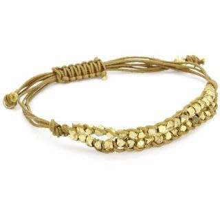  Shashi Grey Two Row Golden Nugget Bracelet Jewelry
