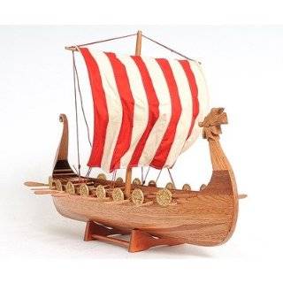 Drakkar Dragon Viking Wood Ship Model Boat 25 Sailboat