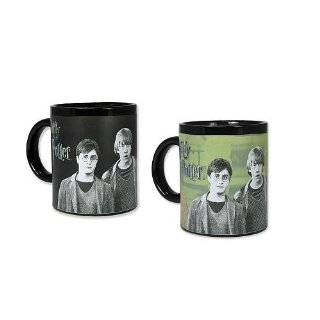   Deathly Hallows DH Series 2 Thermal Mug   Trio and Hogwarts Stencil