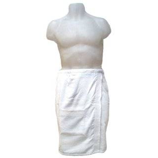   Shower Body Wraps White Leisureland Mens Coral Fleece Spa Shower Body