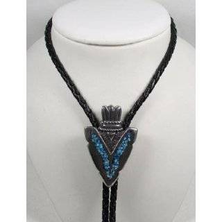 Navajo Bolo Tie   Santa Rita Turquoise Jewelry 